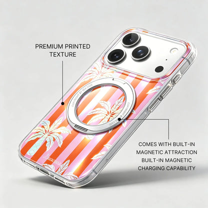 Sicily Morning Holographic Palm Tree iPhone Case  SeaCase