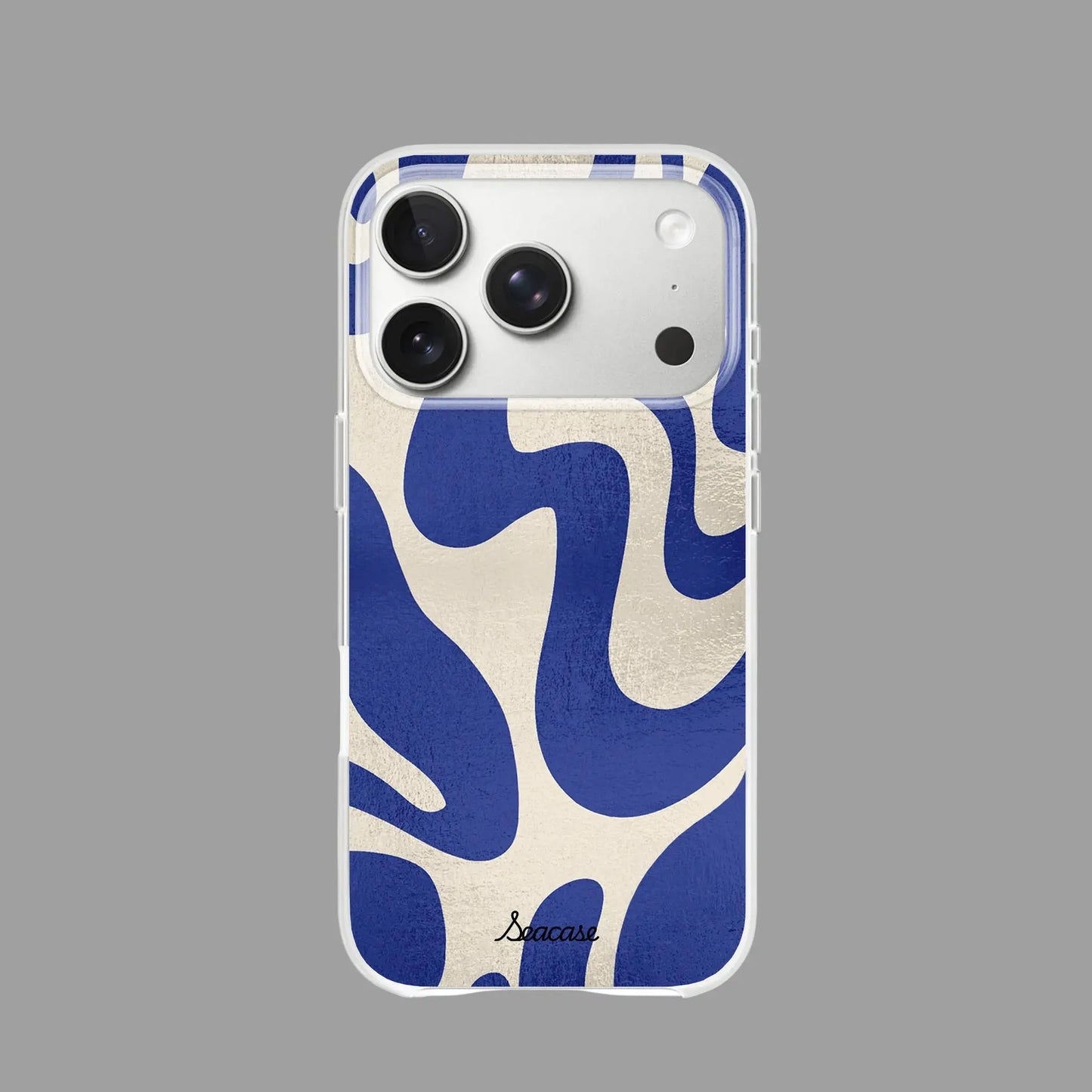 Blue Mirage Abstract Wave iPhone Case  SeaCase