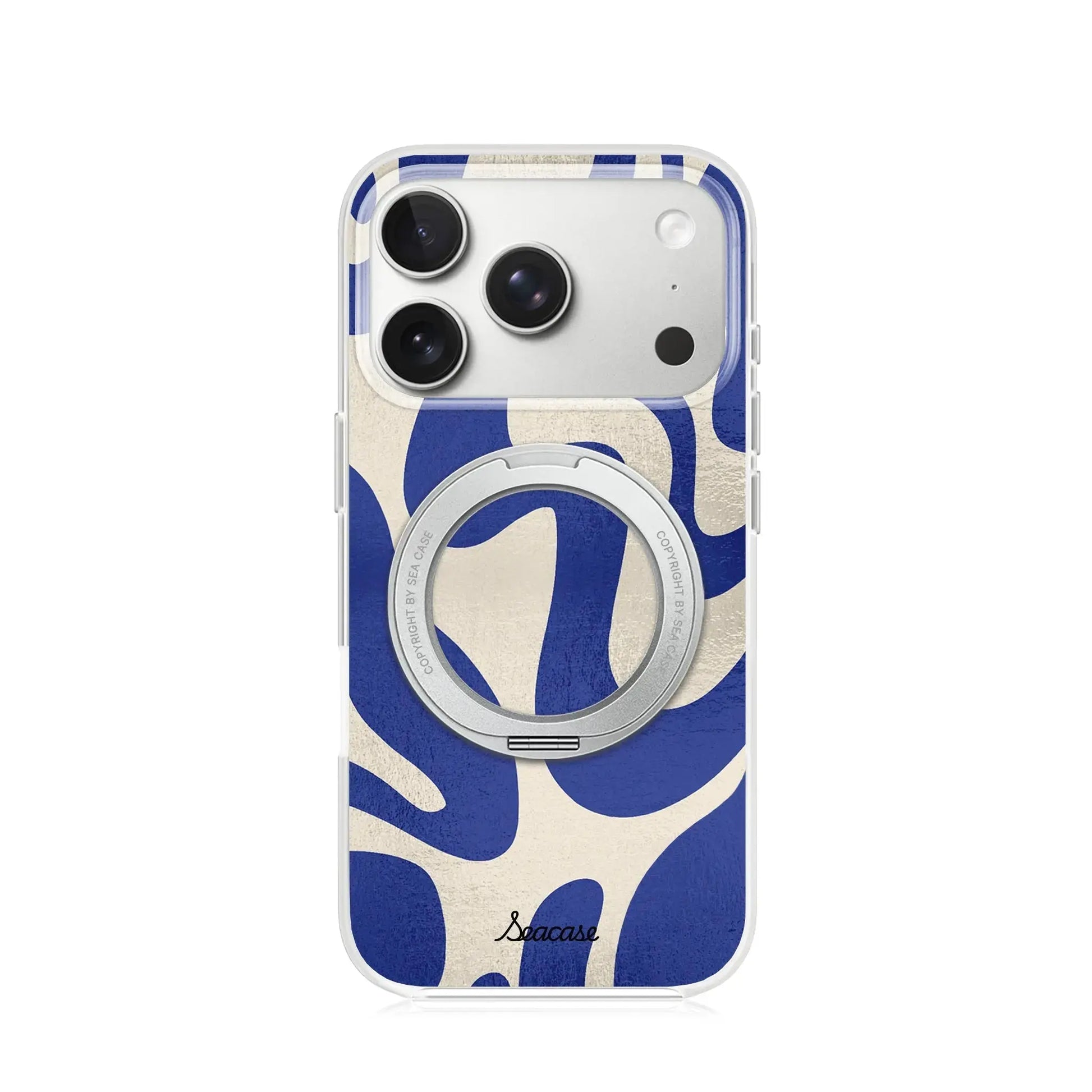 Blue Mirage Abstract Wave iPhone Case  SeaCase