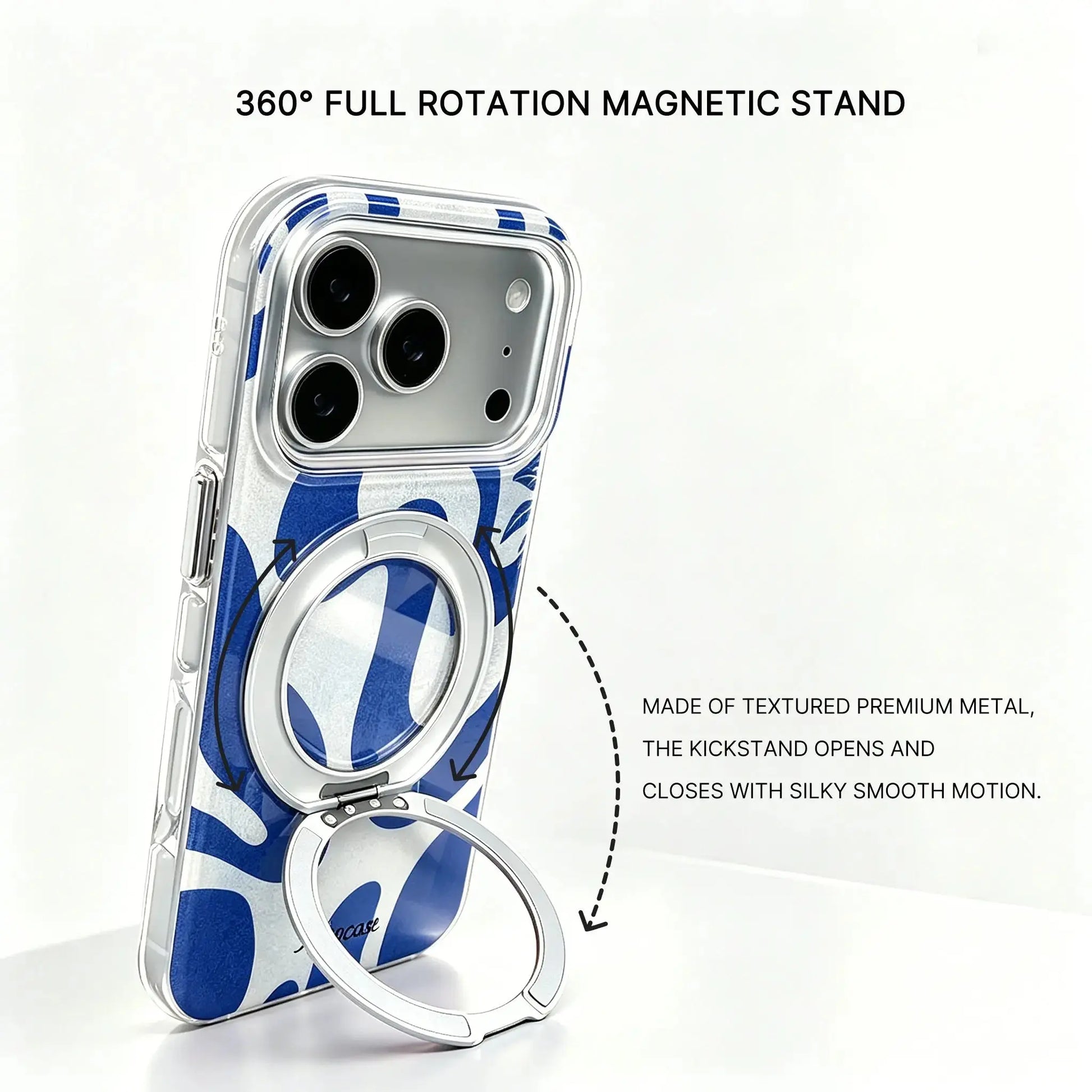 Blue Mirage Abstract Wave iPhone Case  SeaCase