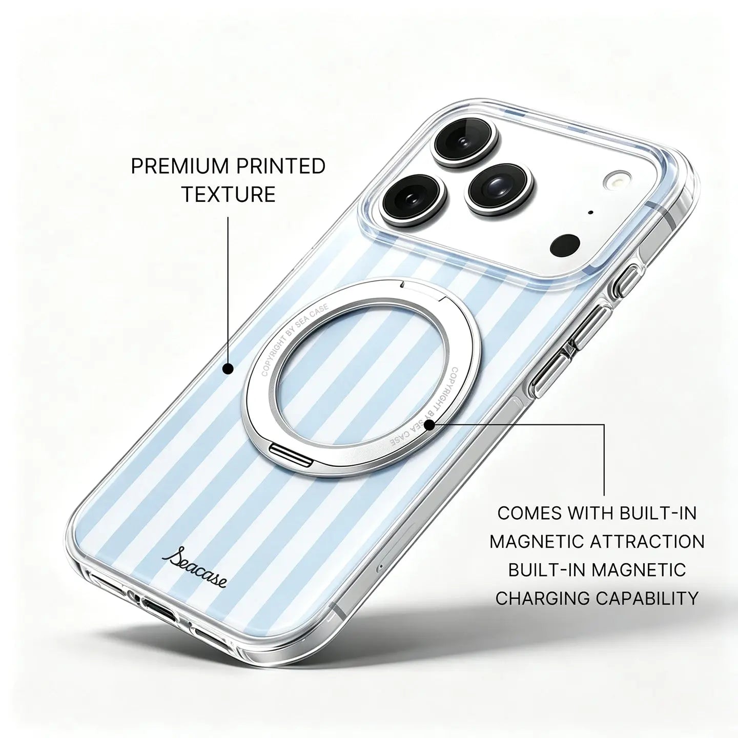 Riviera Stripe MagSafe Compatible Phone Case  SeaCase