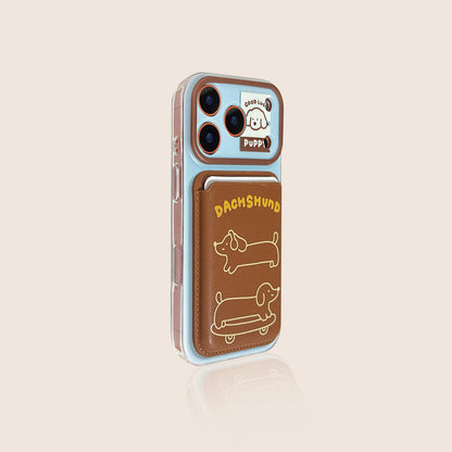 Skateboarding Dachshund  iPhone Case