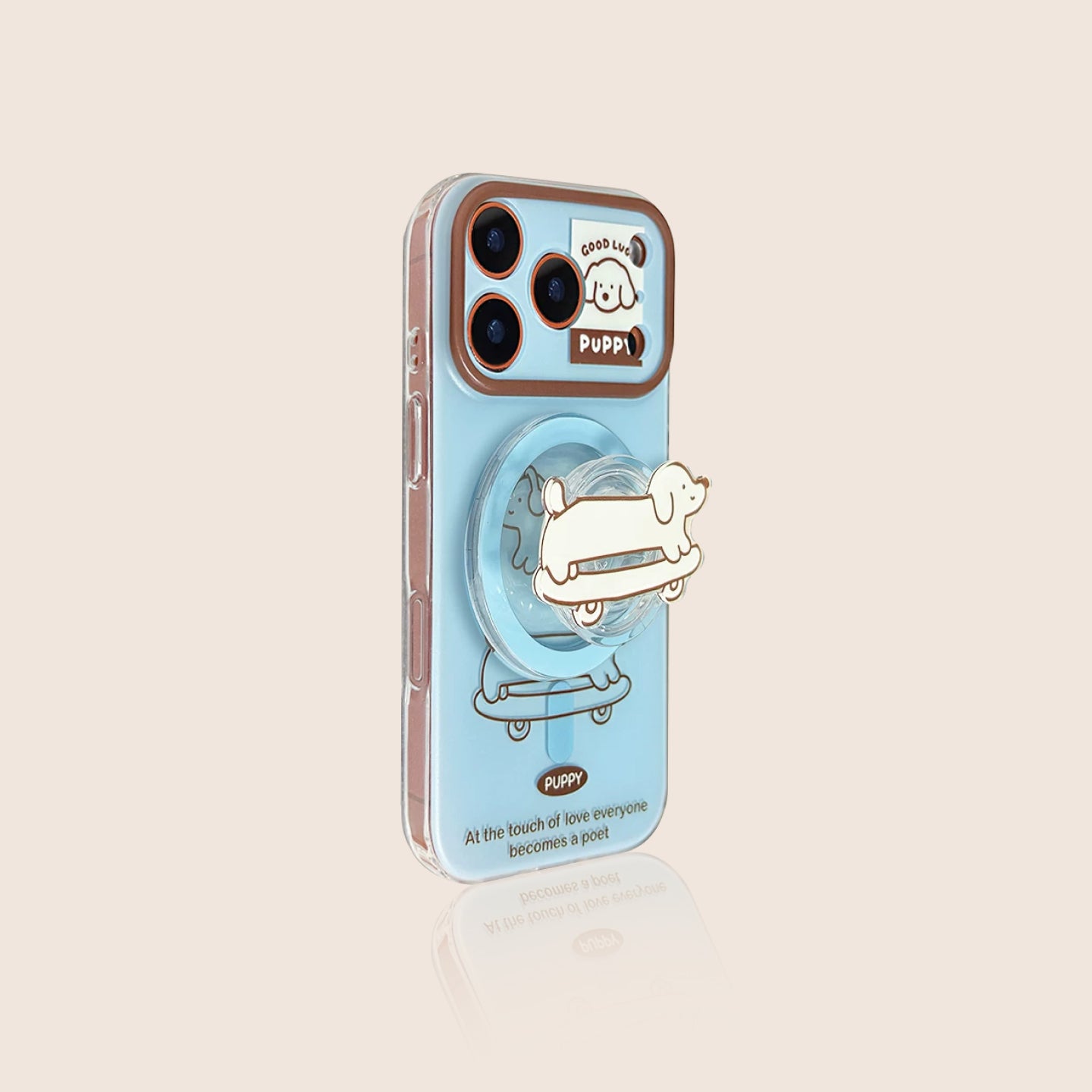 Skateboarding Dachshund  iPhone Case
