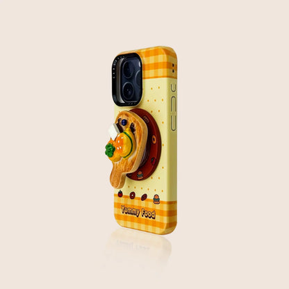 Cute Food Series iPhone Case with 3D Magnetic Stand SEACASE