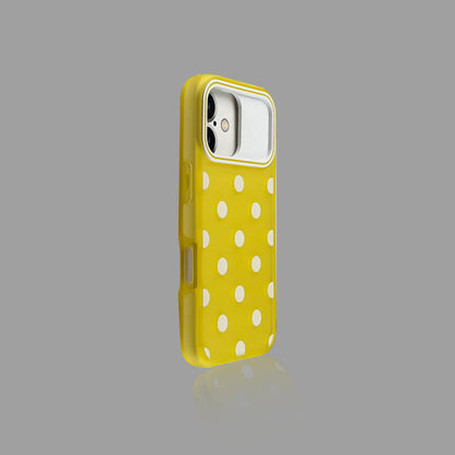 Macaron Polka Dot Frosted iPhone Case