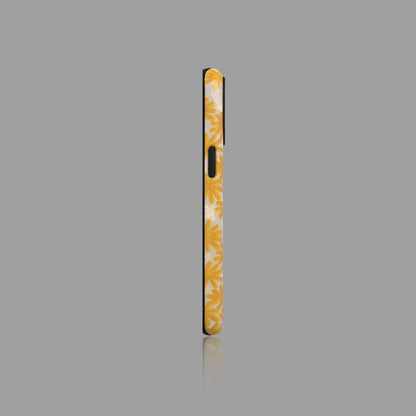 Yellow Floral Magnetic Film iPhone Case