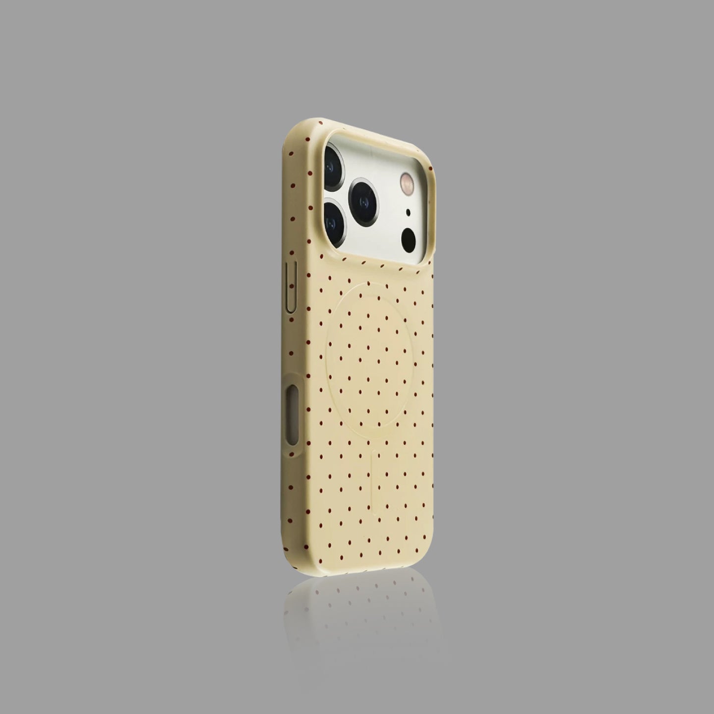 Light Color Star & Polka Dot Print iPhone Case