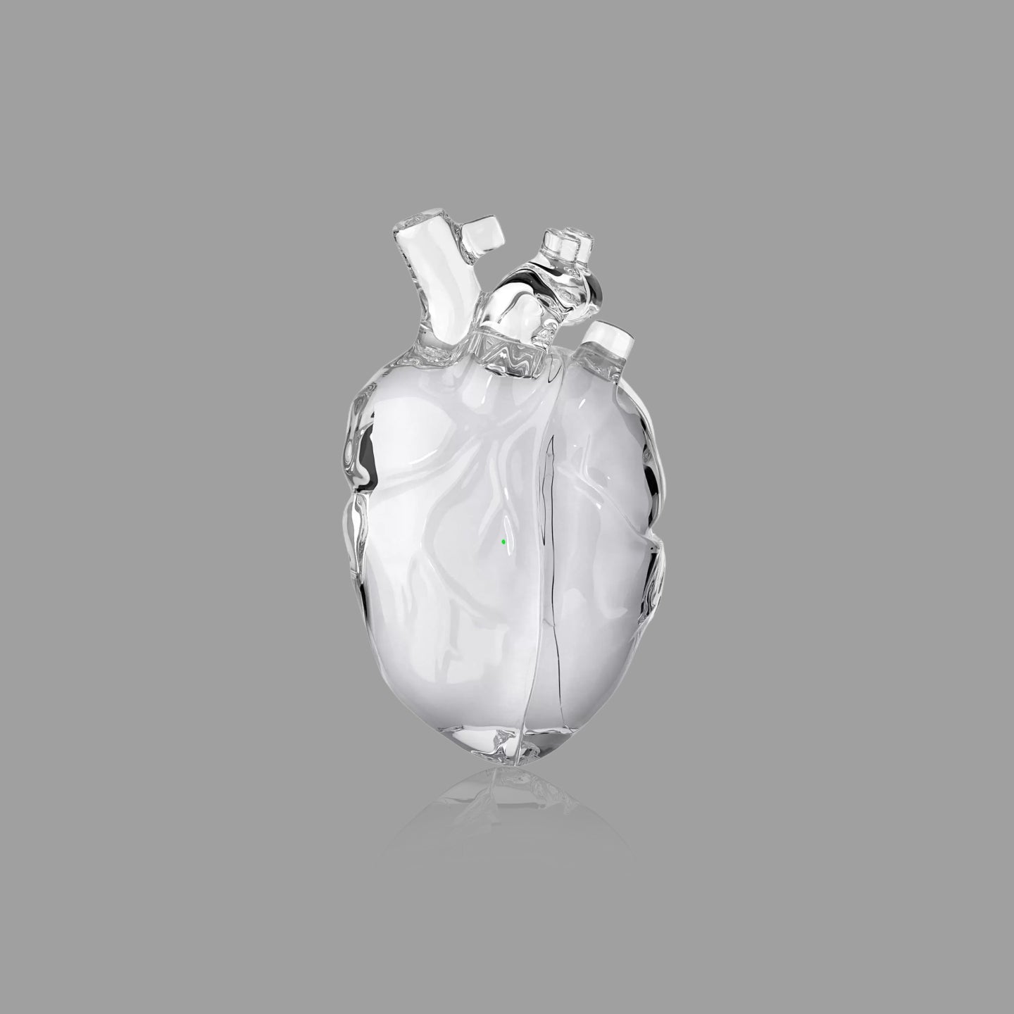 3D Heart Clear Silicone AirPods Case