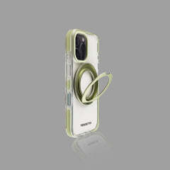 Minimalist Transparent iPhone Case with Magnetic Stand SEACASE