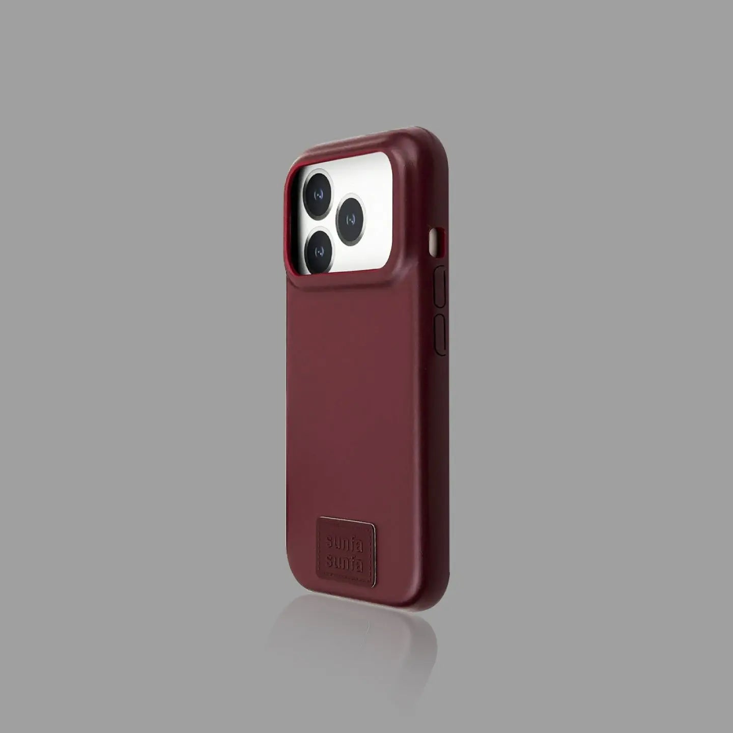 Solid Color Leather iPhone Case with Star Wrist Strap Option SEACASE