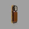 Magnetic Cardholder iPhone Case with Electroplated Frame SEACASE