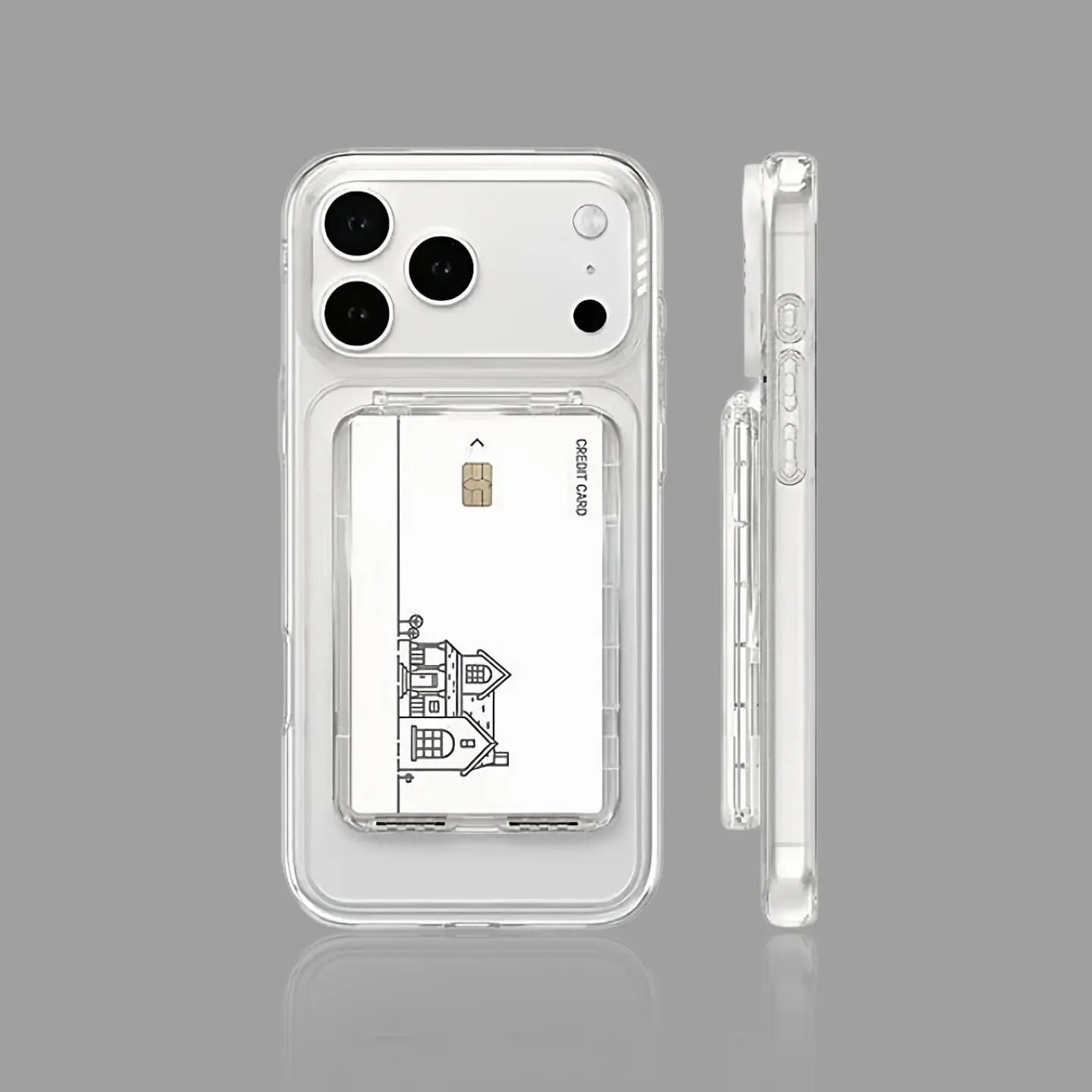 Clear Magnetic Card Holder for K-Pop Photocards, Star/Heart Sticker Options SEACASE