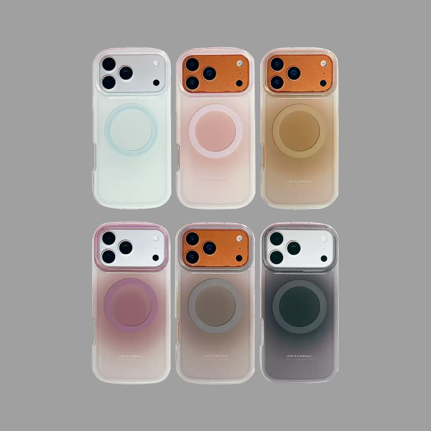 Curved Gradient Magnetic iPhone Case