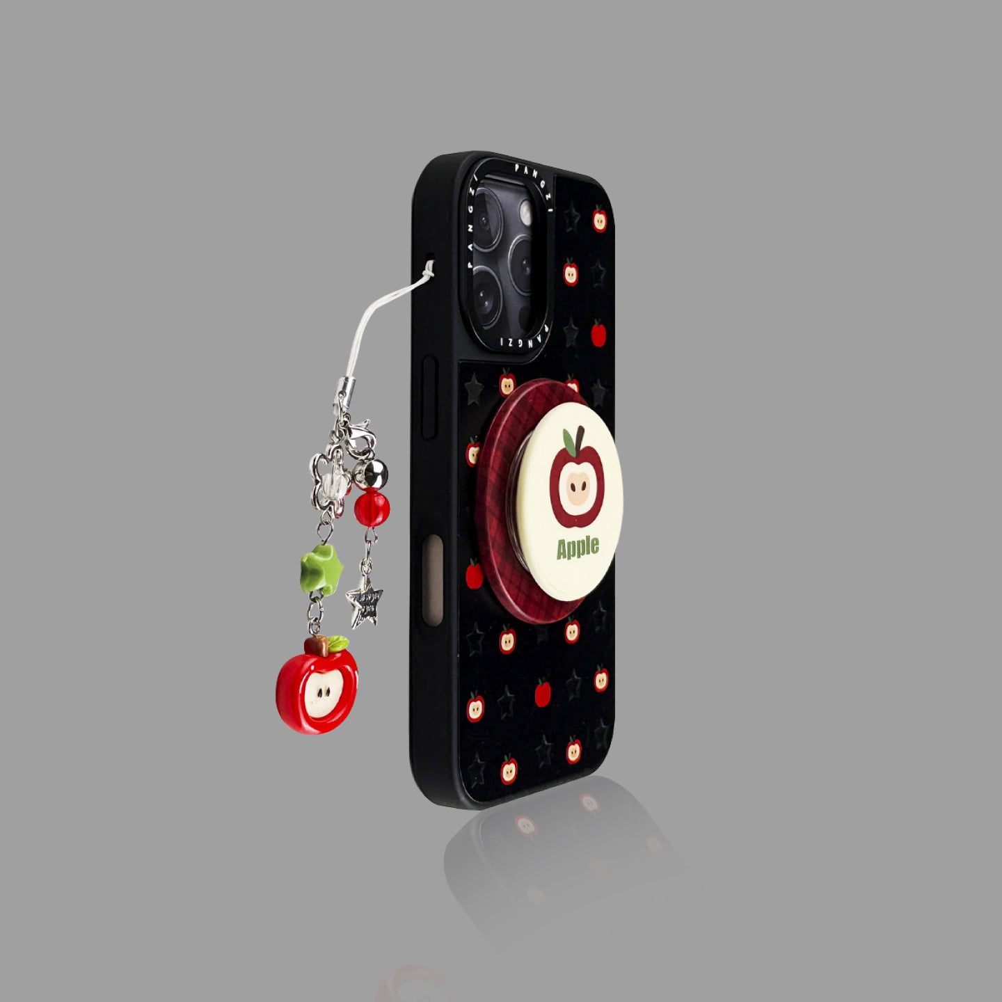 Mirror Stripe Bow MagSafe iPhone Case