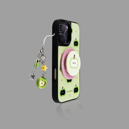 Mirror Stripe Bow MagSafe iPhone Case
