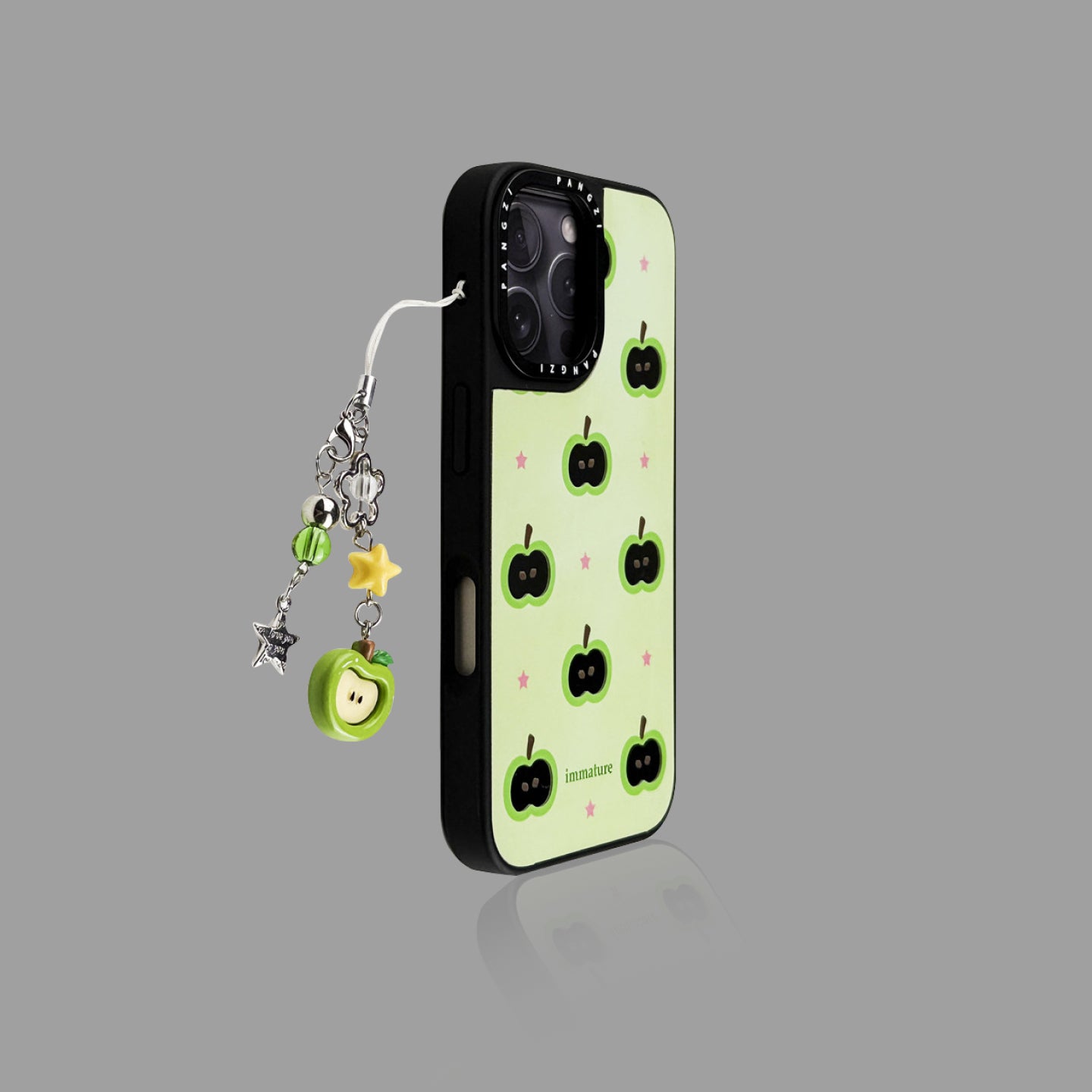 Mirror Stripe Bow MagSafe iPhone Case