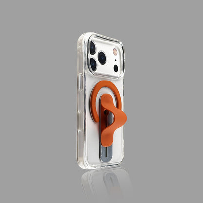 Clear Magnetic Ring Holder iPhone Case