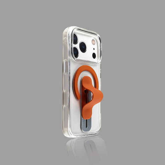 Clear Magnetic Ring Holder iPhone Case