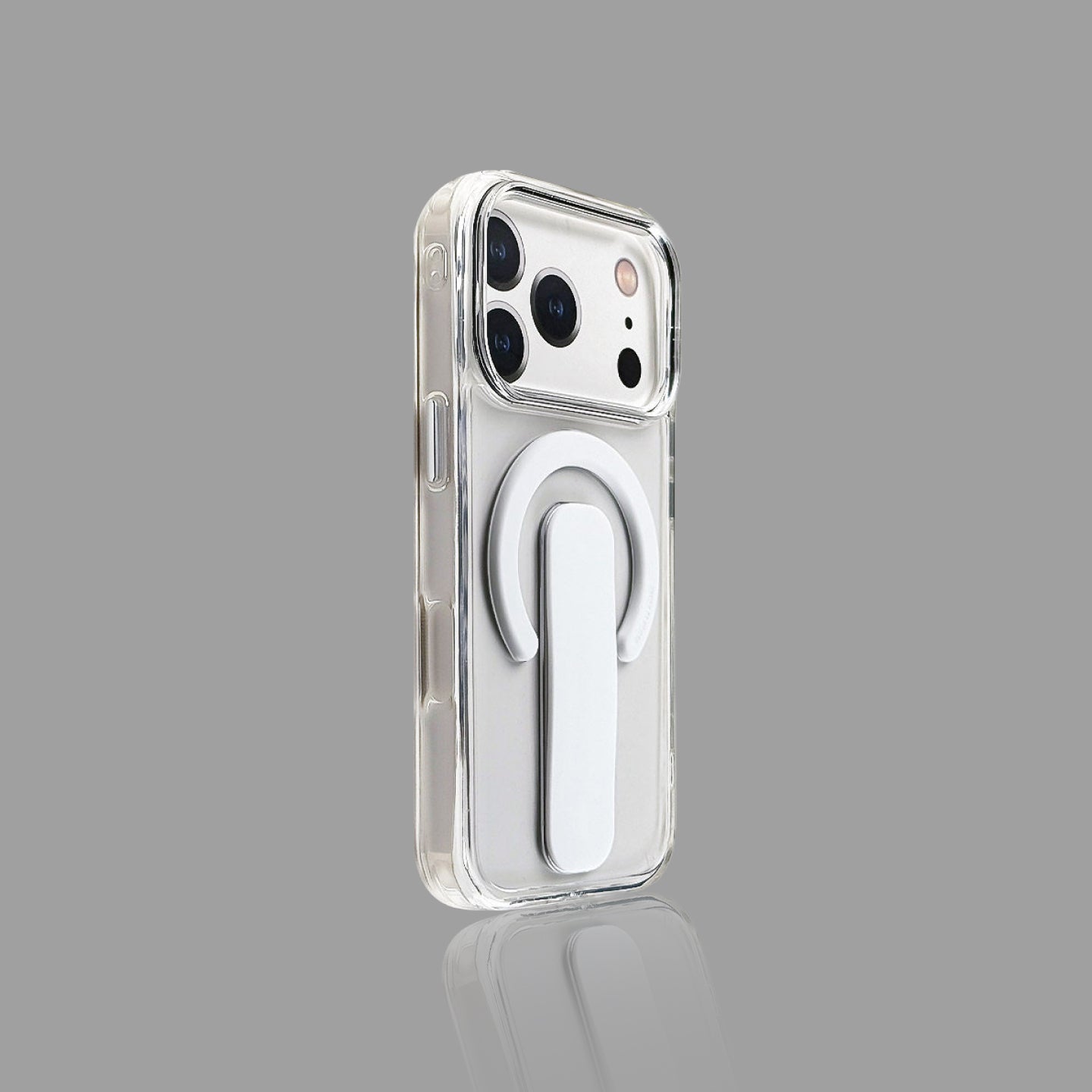 Clear Magnetic Ring Holder iPhone Case