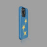 Sky Blue Flying Stars iPhone Case, Frosted Matte Hard Shell SEACASE