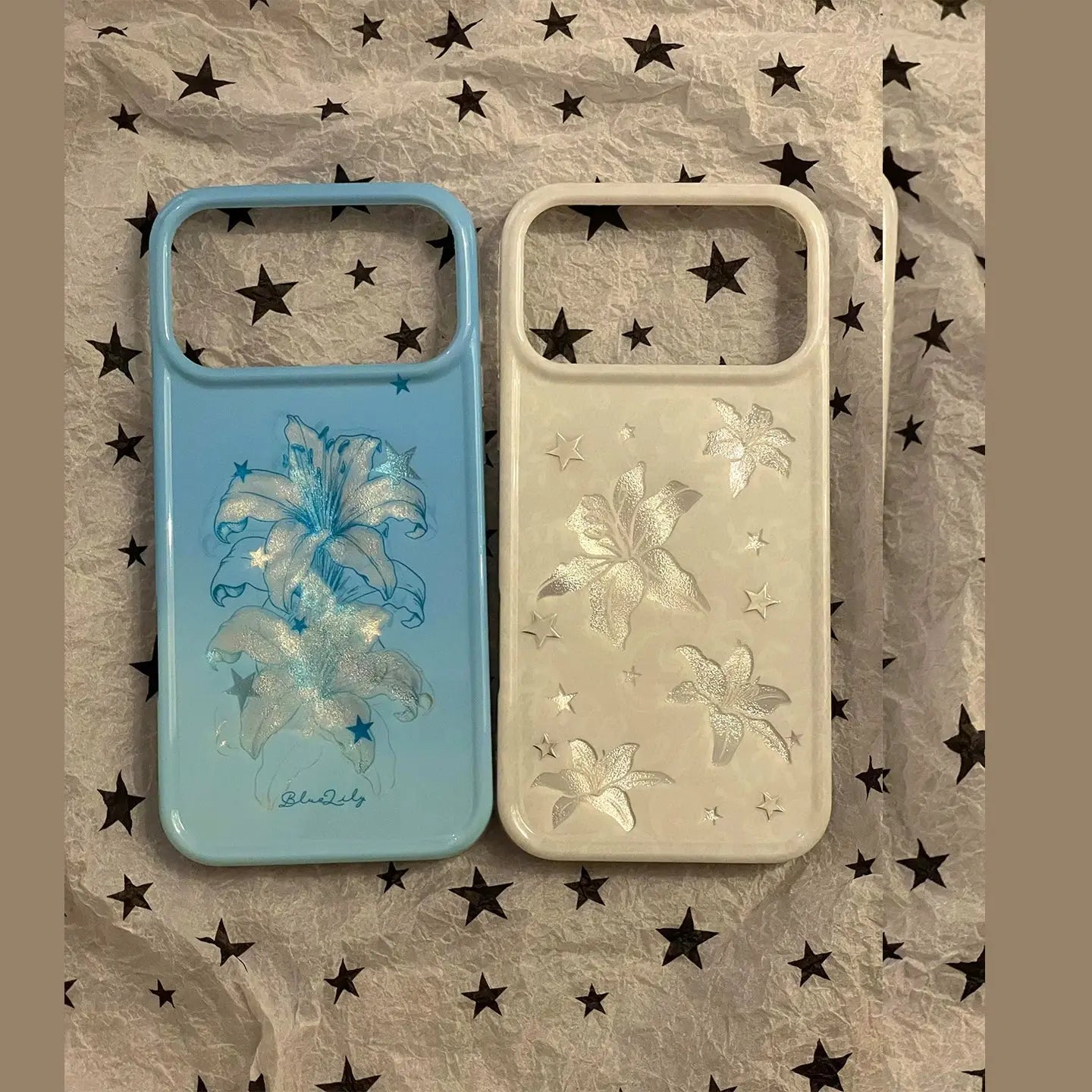 Elegant White Laser Lily iPhone Case SEACASE