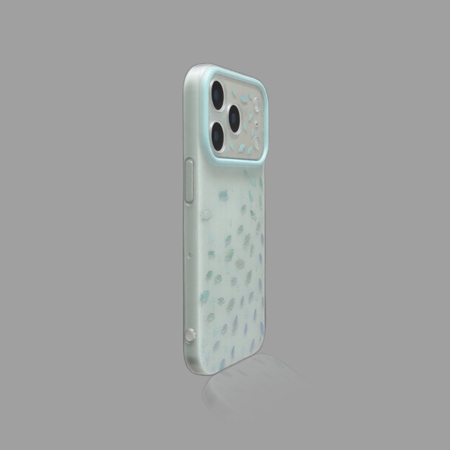 Summer Blue fish iPhone Case, Shockproof Double-Layer Protective