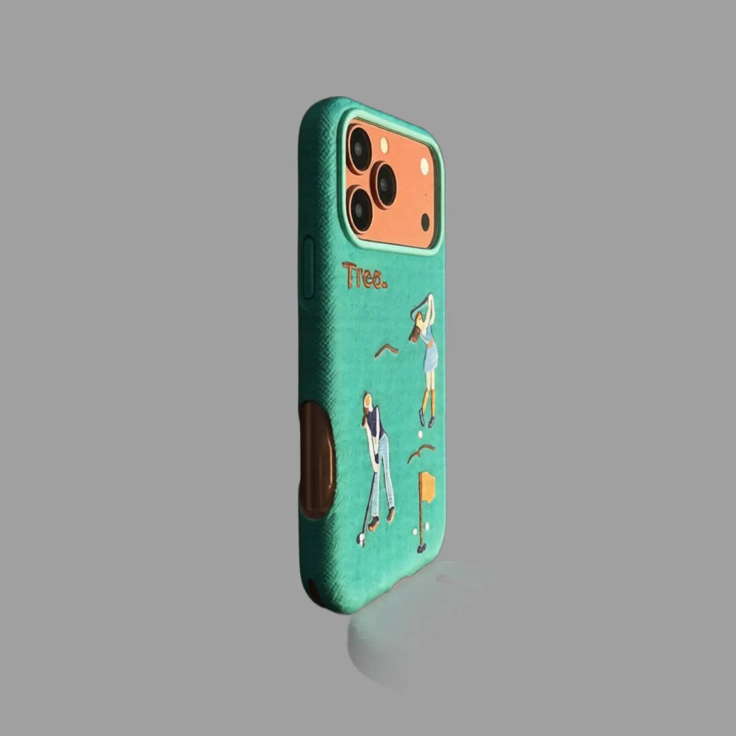 Embroidered Denim iPhone Case, Magsafe Shockproof SEACASE