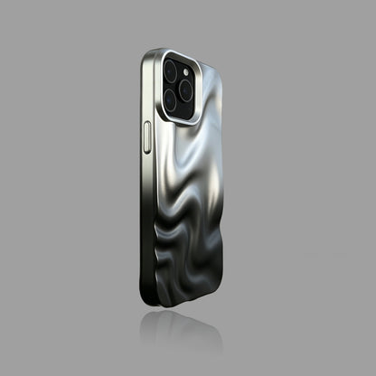 3D 물결 무늬 물결 잔물결 iPhone 케이스