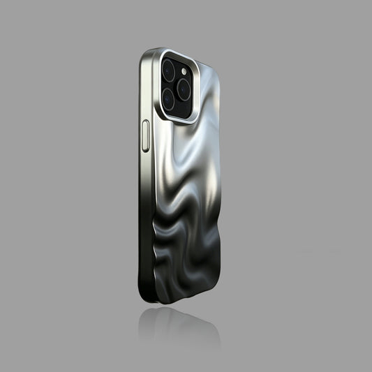 3D Wavy Water Ripple iPhone Case