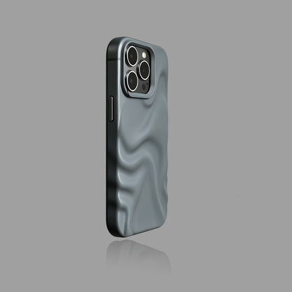 3D 물결 무늬 물결 잔물결 iPhone 케이스