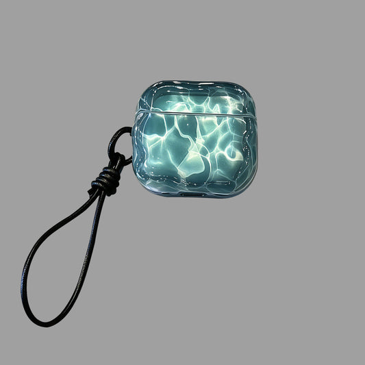 Semi-Transparent Water Ripple AirPods Case
