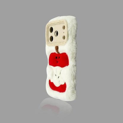 Cozy Fluffy Animal-Themed iPhone Case 我的商店