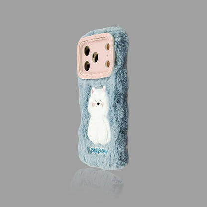 Cozy Fluffy Animal-Themed iPhone Case 我的商店