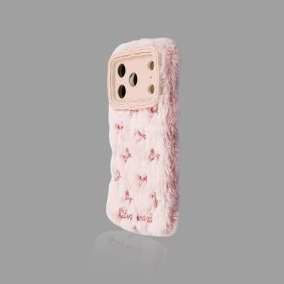 Cozy Fluffy Animal-Themed iPhone Case 我的商店