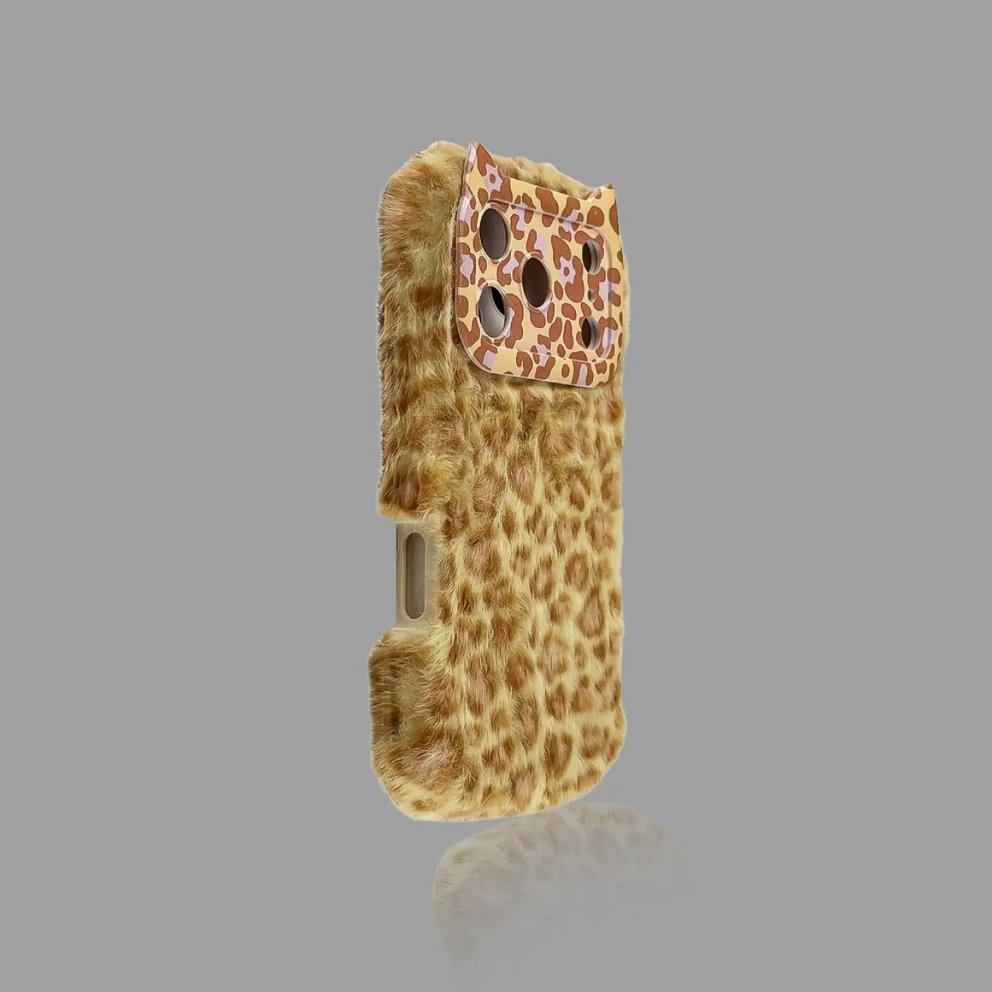 Fuzzy Fall-Winter Leopard Print iPhone Case 我的商店