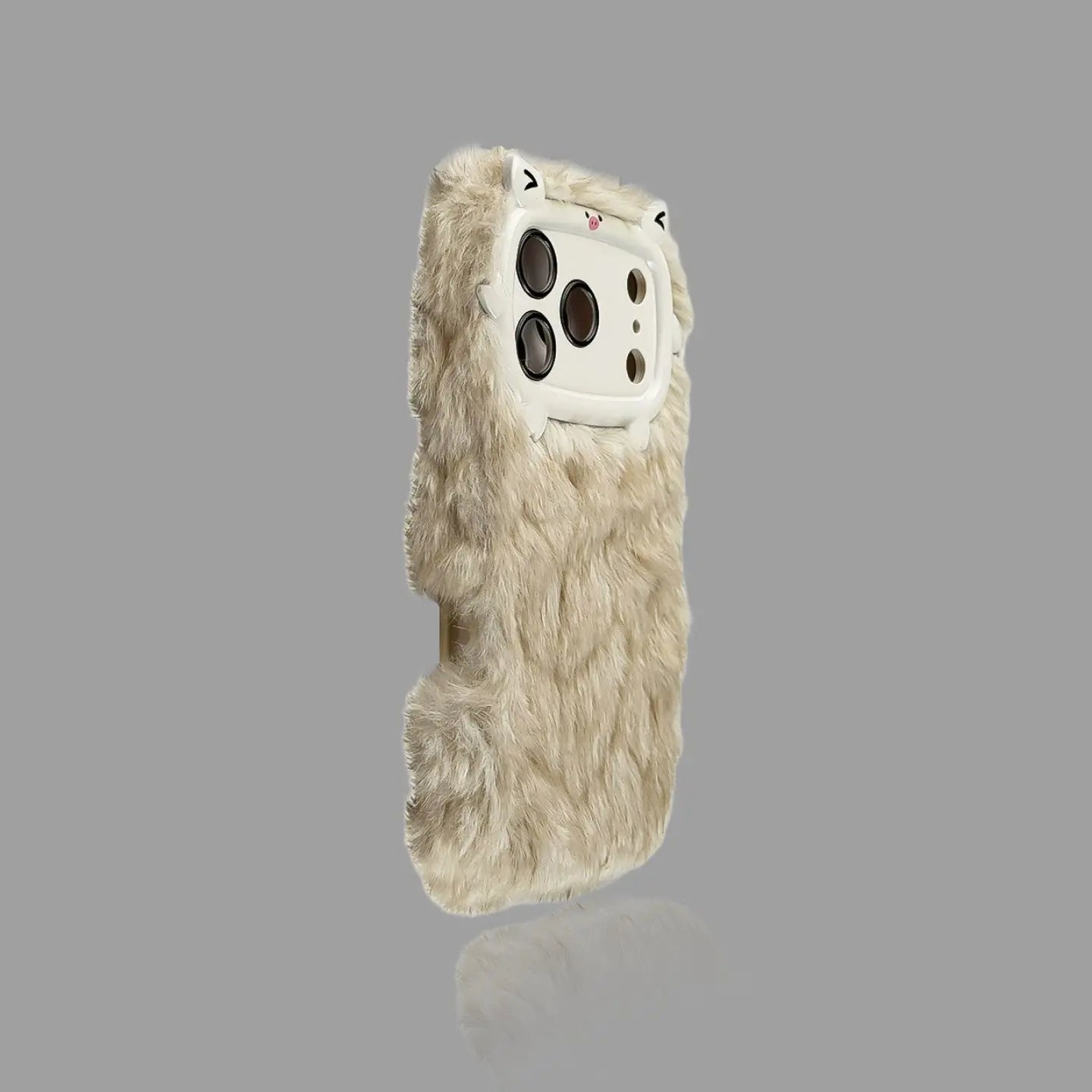 Fuzzy Fall-Winter Leopard Print iPhone Case 我的商店