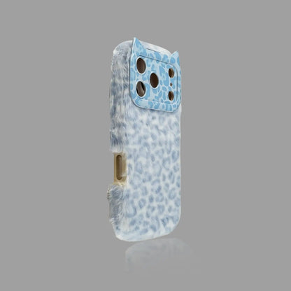 Fuzzy Fall-Winter Leopard Print iPhone Case 我的商店