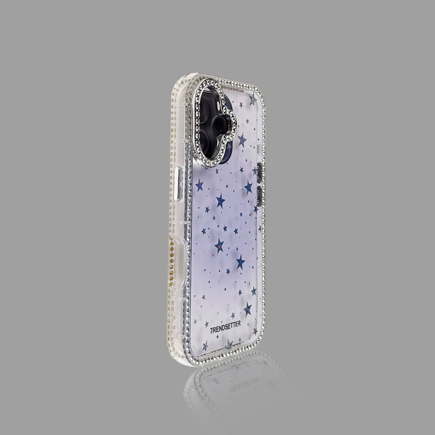 Starry Sky Shimmer Gradient Star iPhone Case
