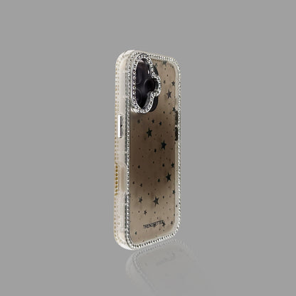 Starry Sky Shimmer Gradient Star iPhone Case