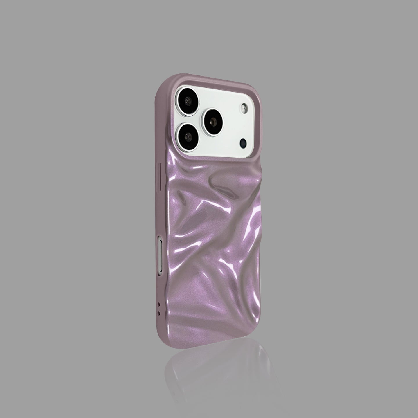 Electroplated Matte Water Ripple iPhone Case