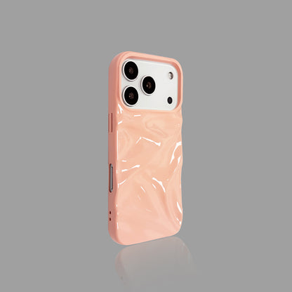 Electroplated Matte Water Ripple iPhone Case