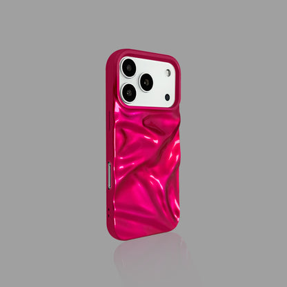 Electroplated Matte Water Ripple iPhone Case