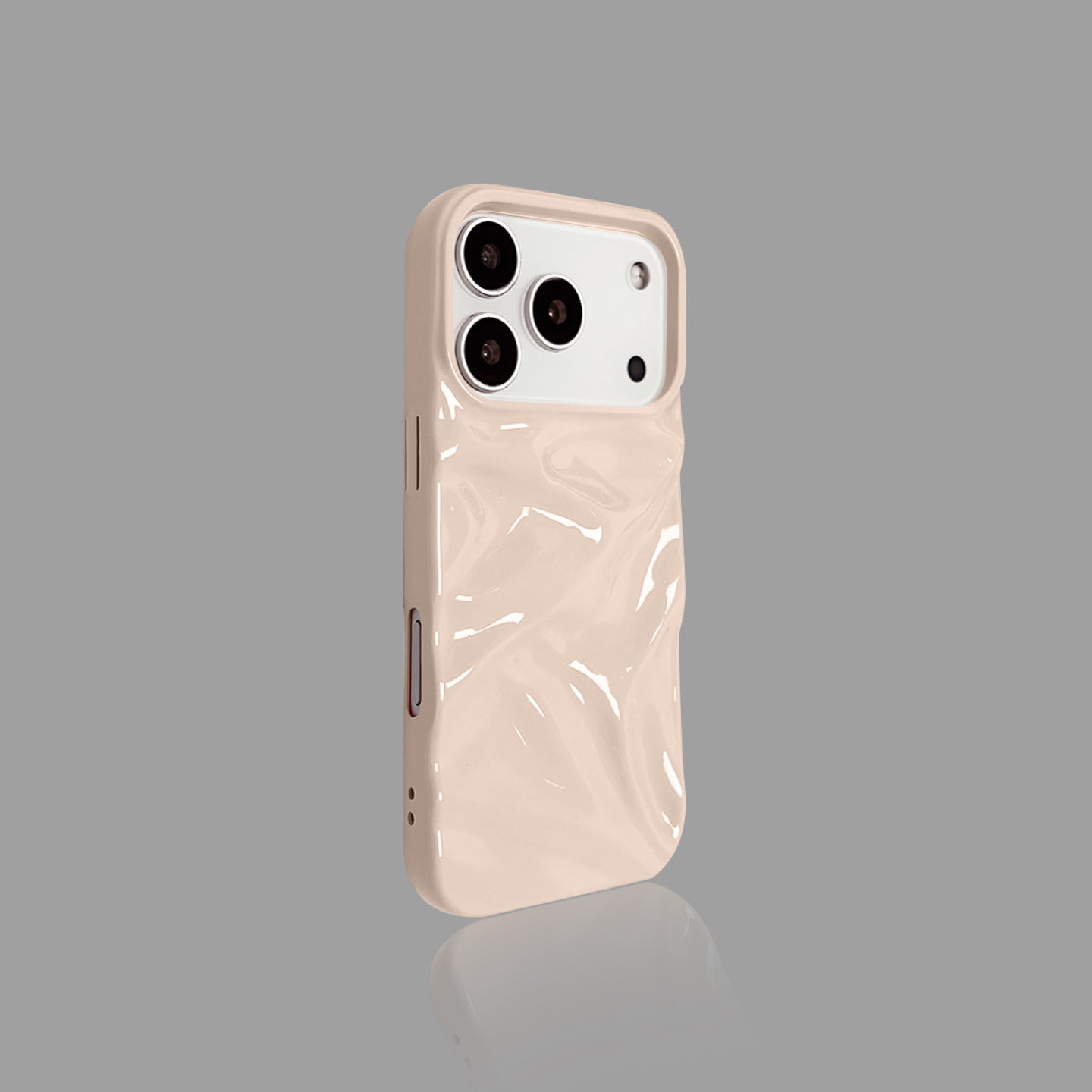 Electroplated Matte Water Ripple iPhone Case