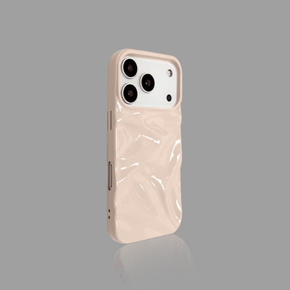 Electroplated Matte Water Ripple iPhone Case