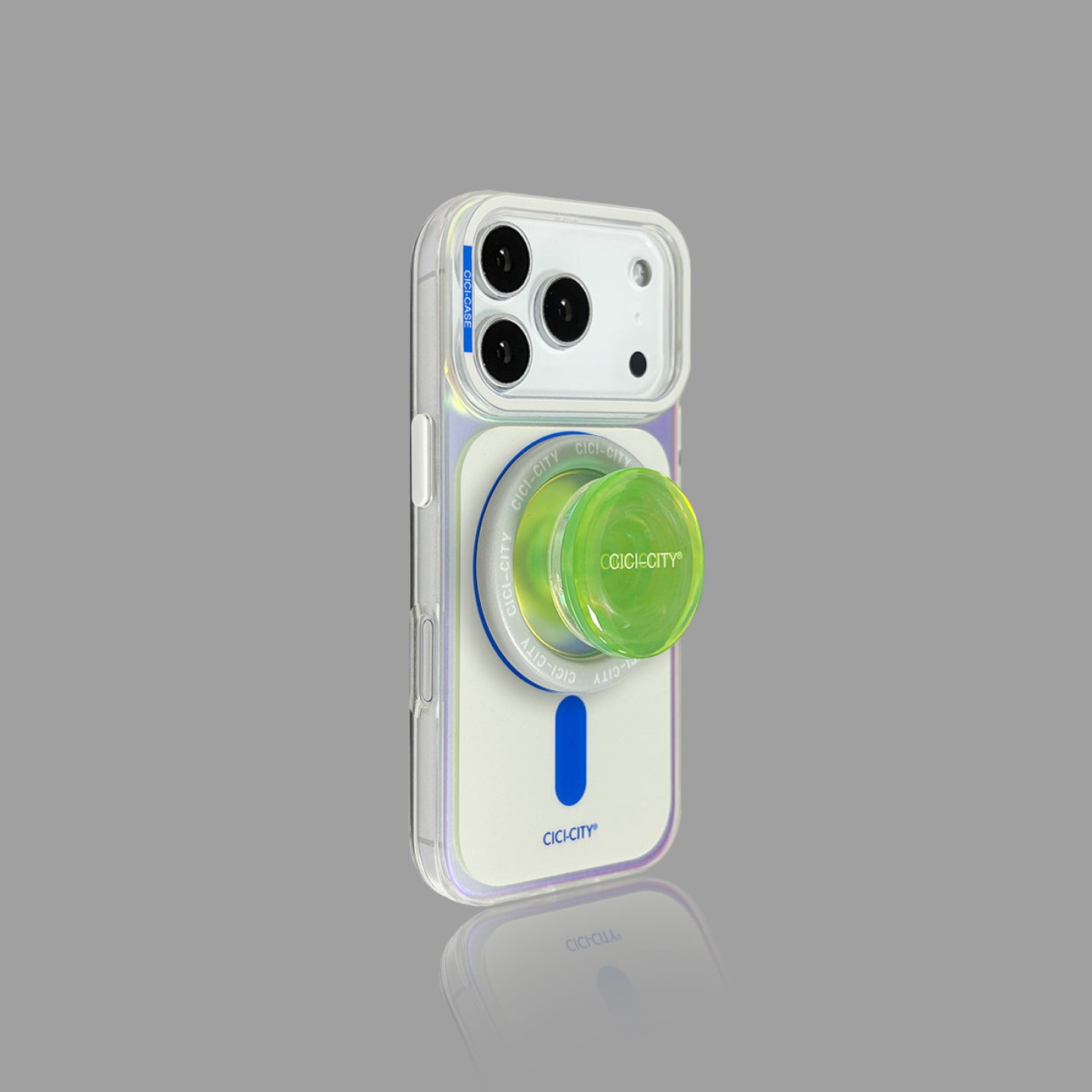 Iridescent Macaron iPhone Case - MagSafe Compatible