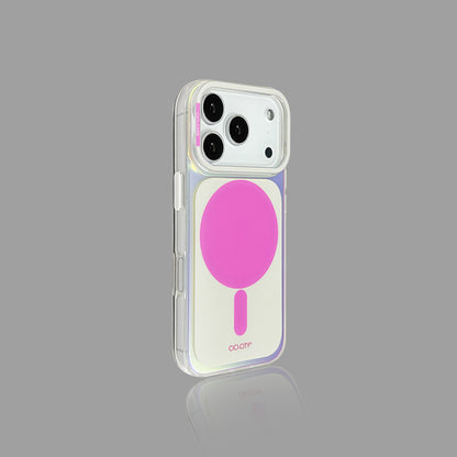 Iridescent Macaron iPhone Case - MagSafe Compatible