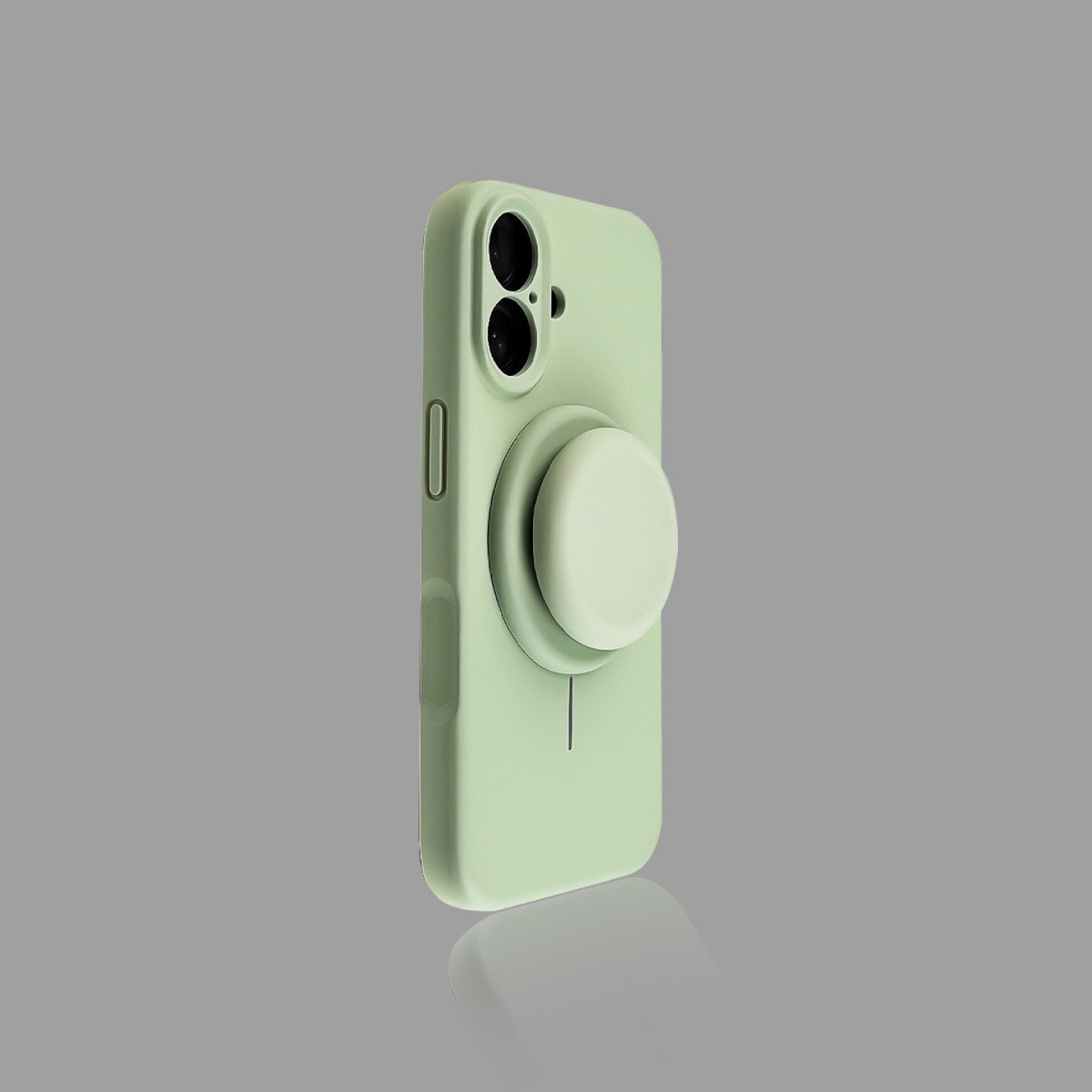 Minimalist Silicone iPhone Case with Stand