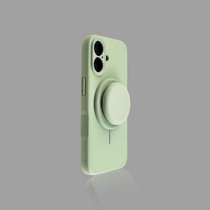 Minimalist Silicone iPhone Case with Stand