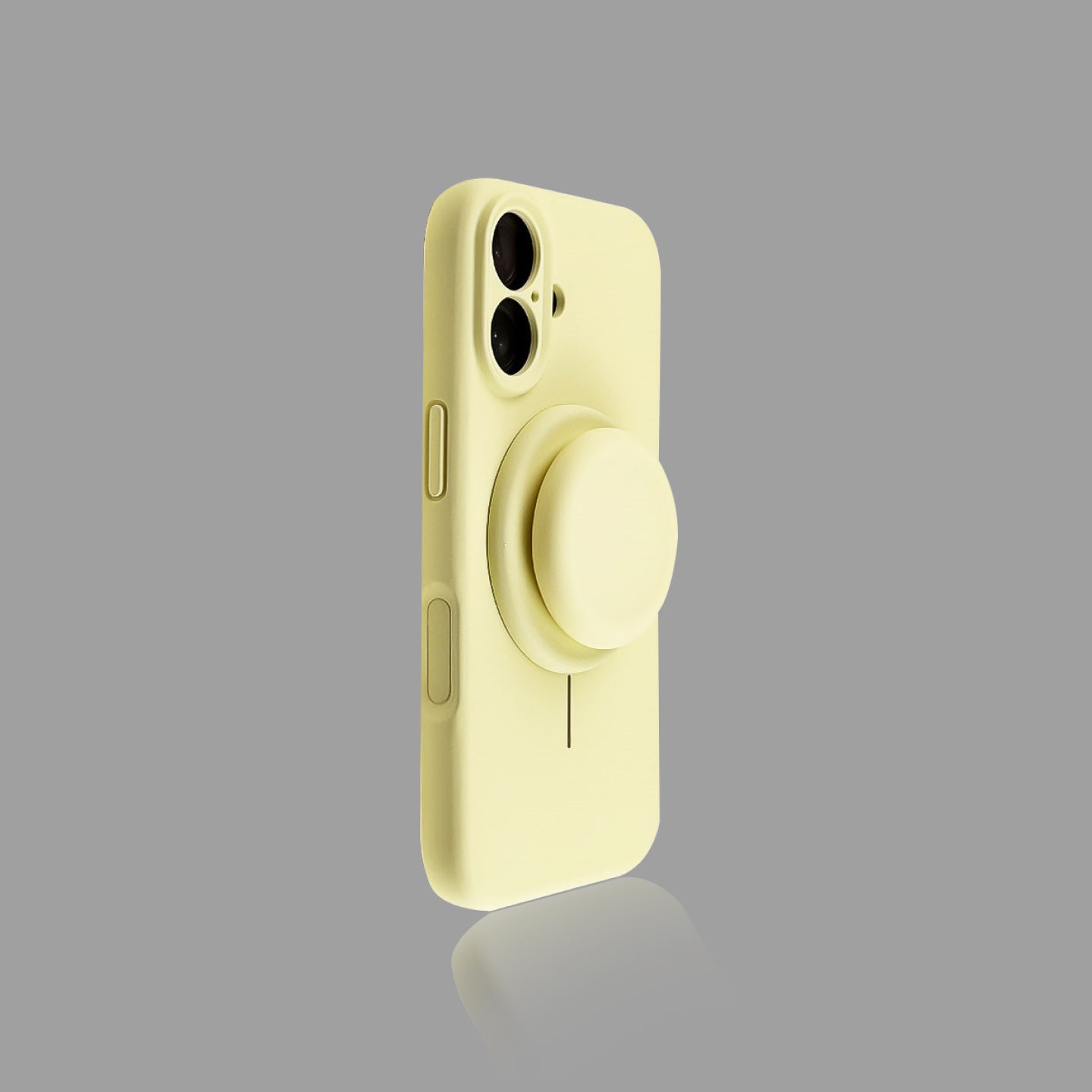 Minimalist Silicone iPhone Case with Stand