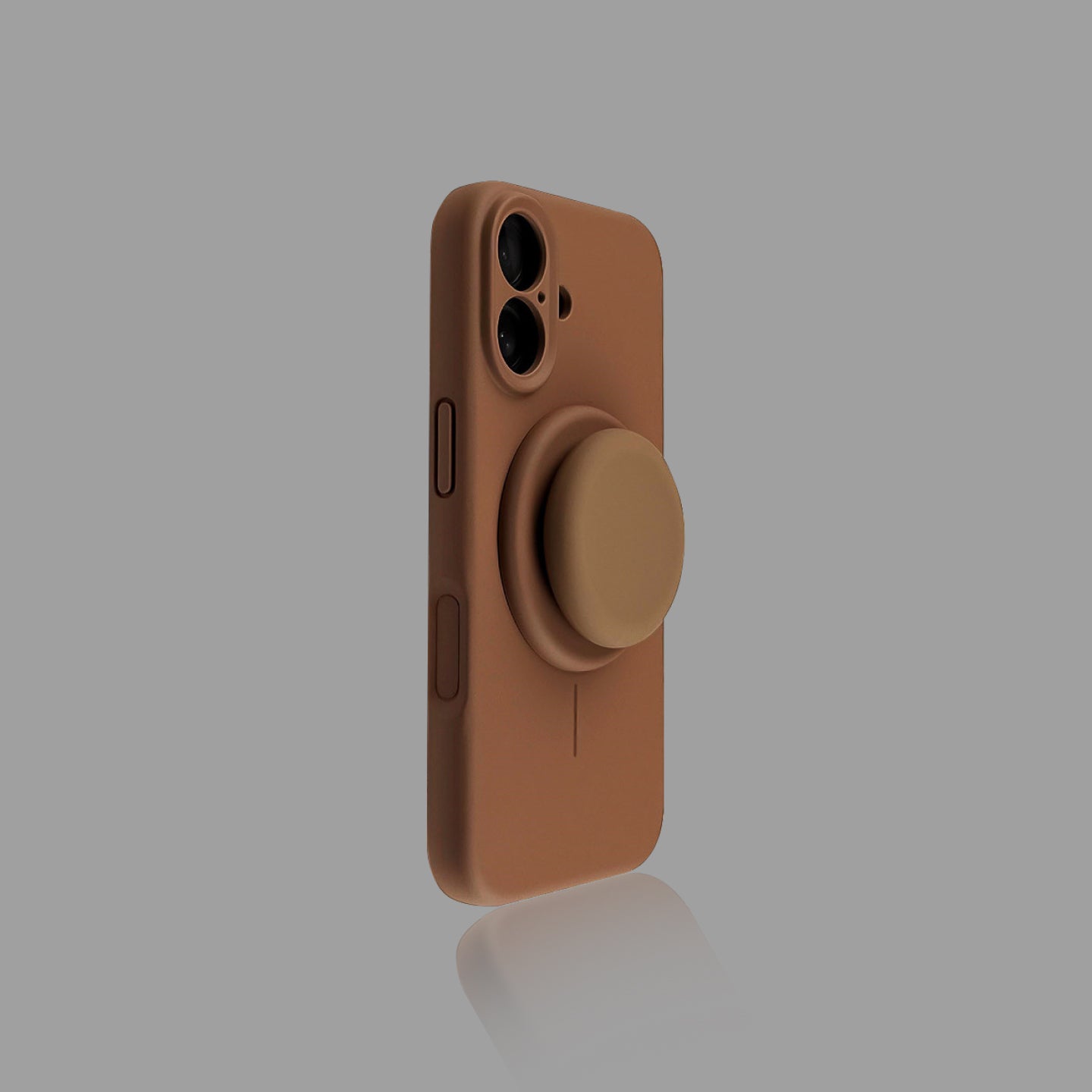 Minimalist Silicone iPhone Case with Stand